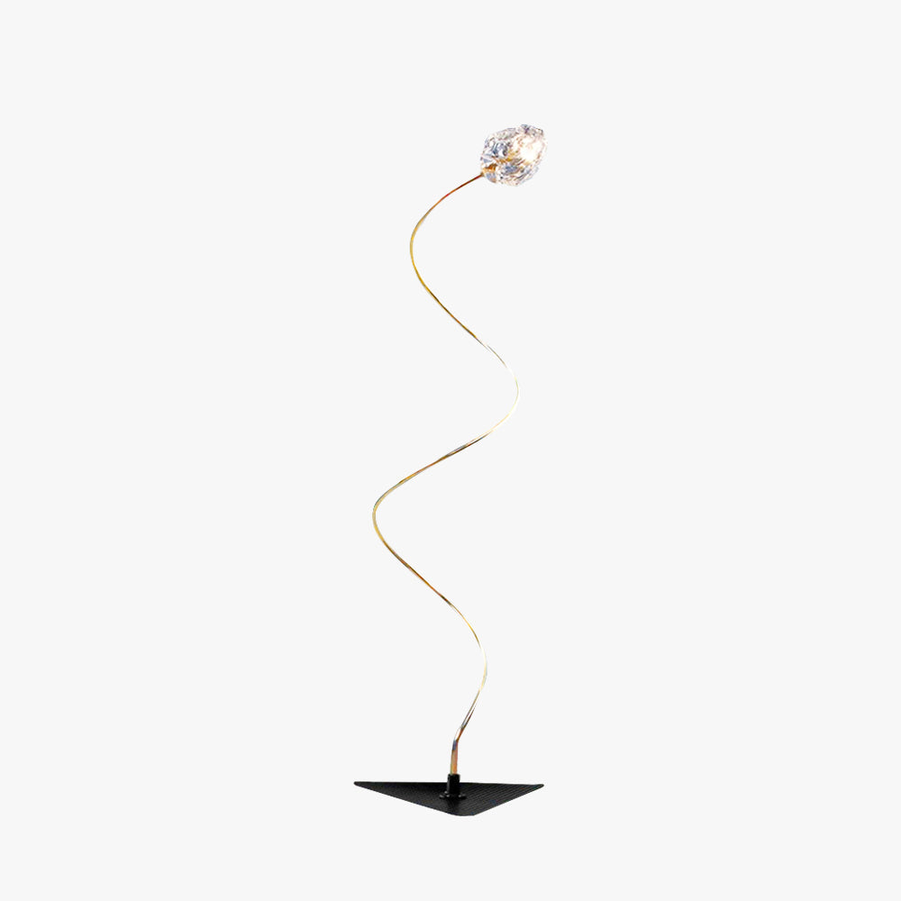 BellaLuxus Solar Blume LED Außenleuchte Gold Metall Glas Höhe 70CM/100CM/130CM