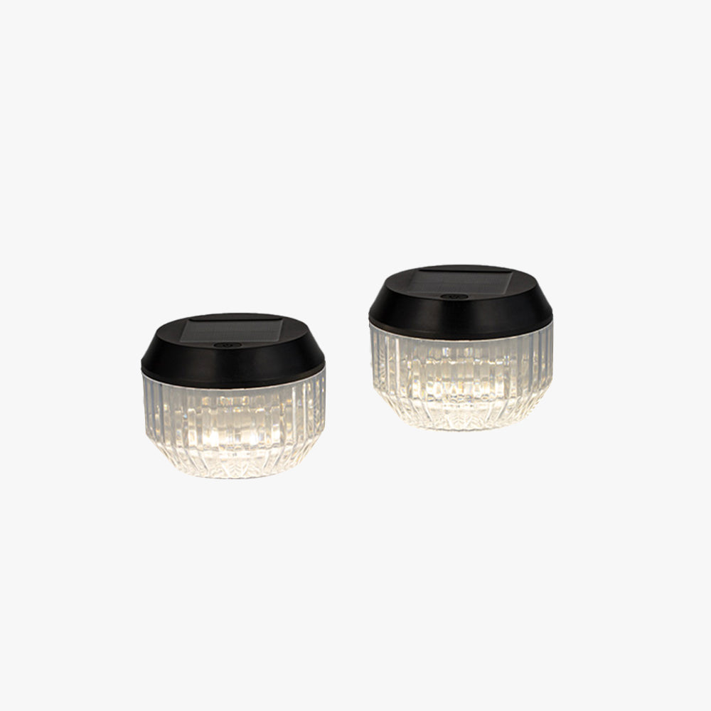 Ray Modern LED Außenleuchte Schwarz Garten/Flur Acryl Solar