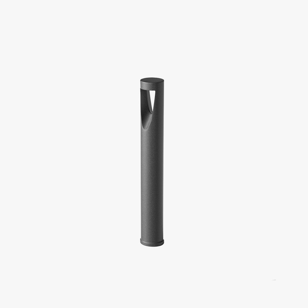 Ray Modern Stehende LED Außenleuchte Schwarz Garten Metall 2 Größen 50/60cm