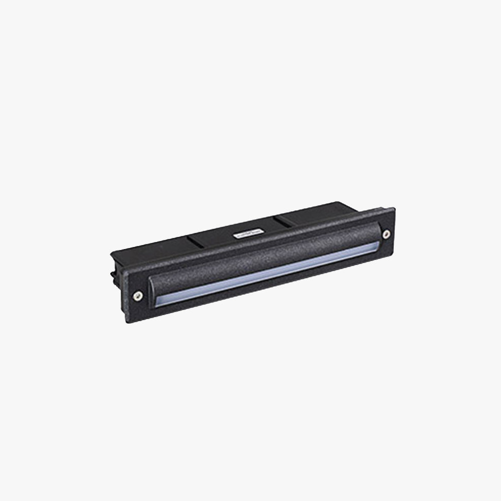 Ray Modern LED Rechteck Außenleuchte Schwarz Flur/Garten/Terrasse Metall&Acryl 30CM Lang