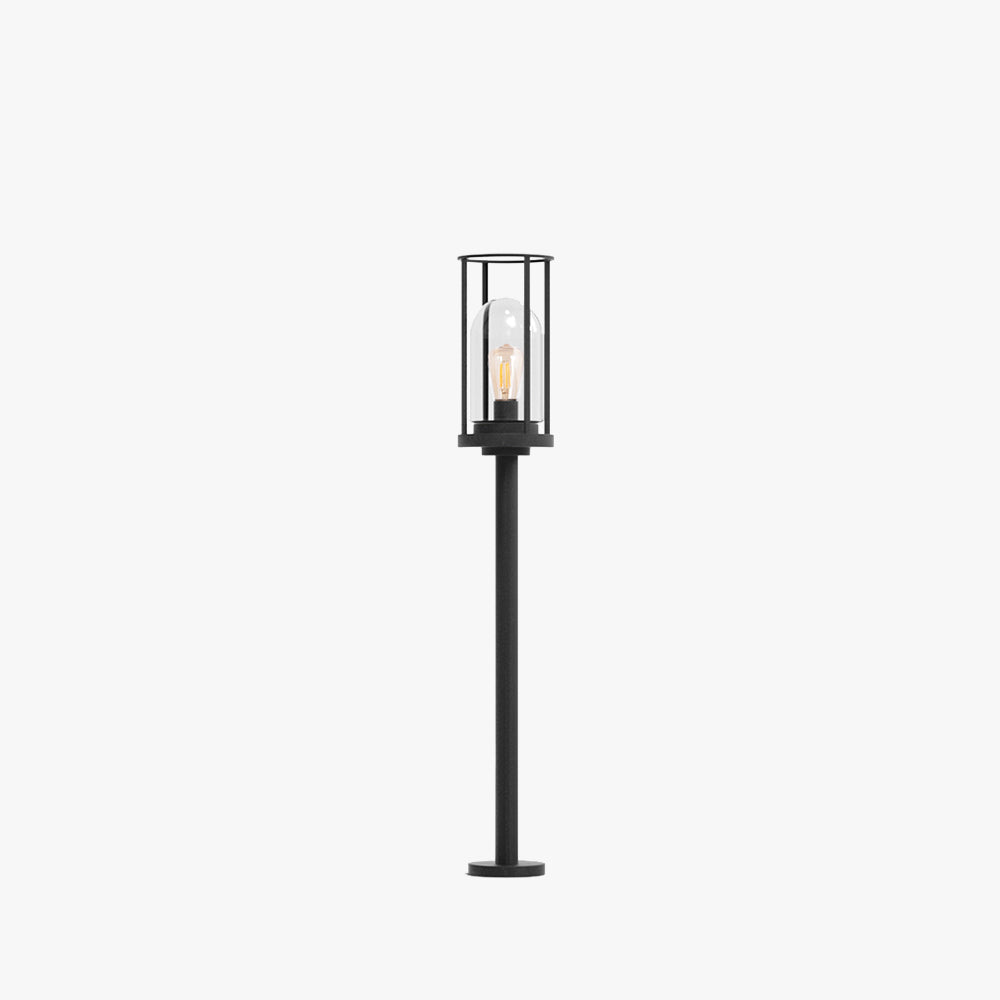 Ray ModernSolar LED Außenleuchte Schwarz Garten/Terrasse Metall Acryl