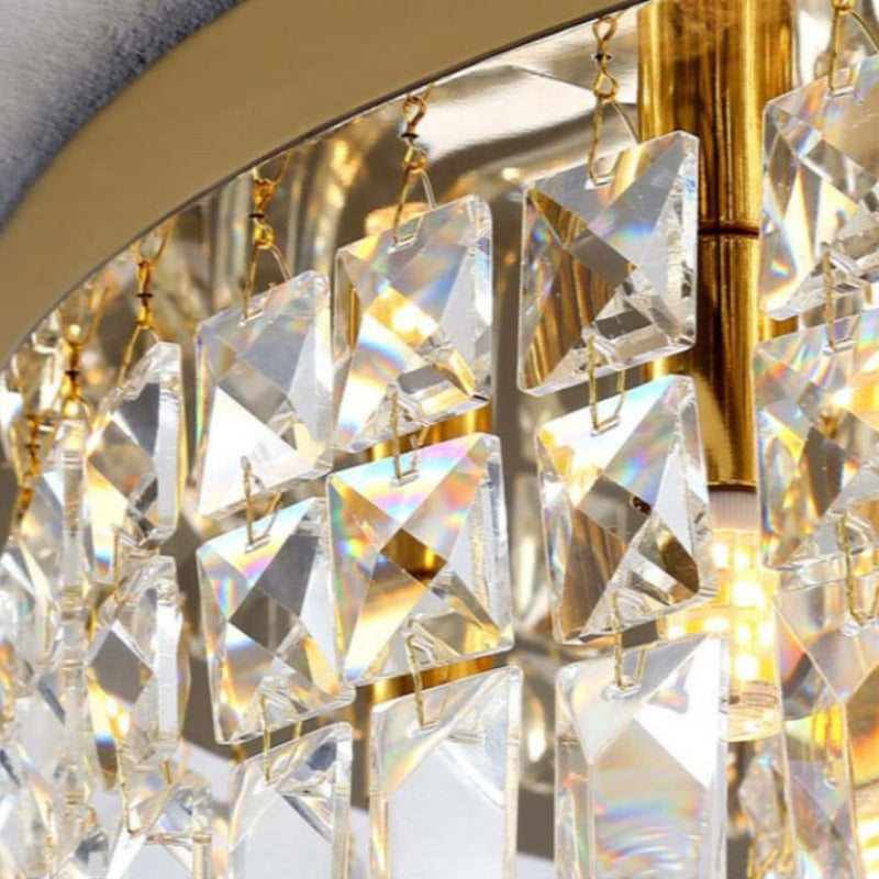 Kristy Luxus LED Denkenleuchte Metall Kristall Wohnzimmer Schlafzimmer-Letslighting