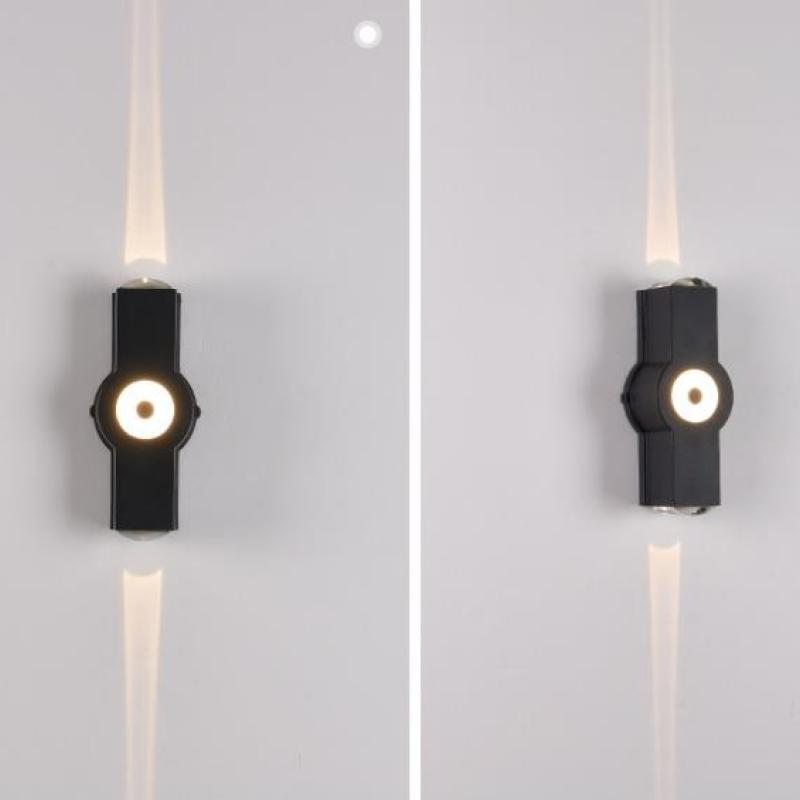 Ray Design LED Wandleuchte Innen/Außen Zweiflamming Wasserdicht Flur/Garten