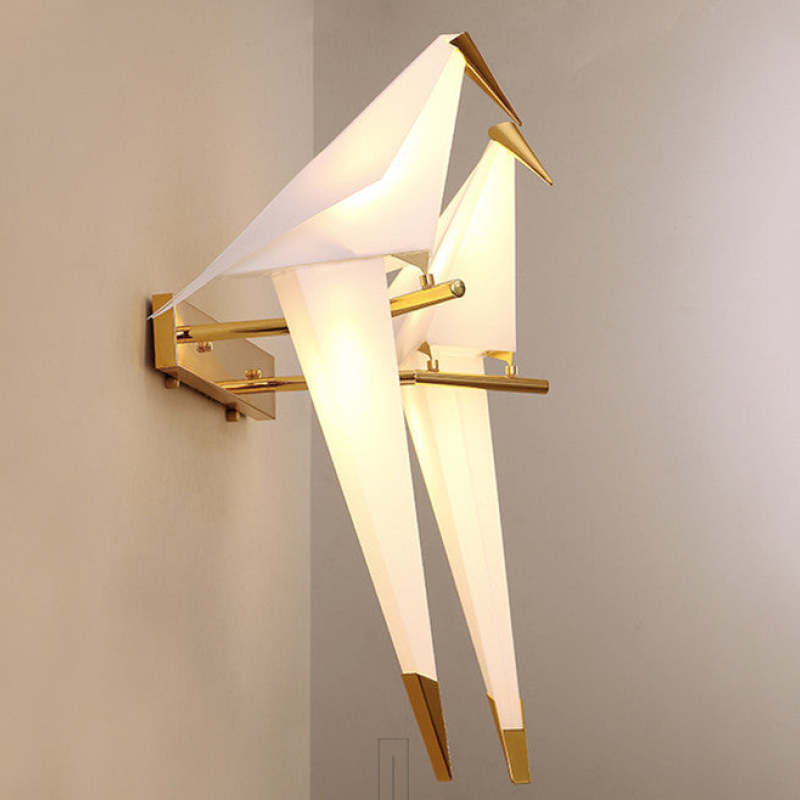 Arisha Design Vogel LED Innenwandleuchte Metall Wohn/Schlafzimmer