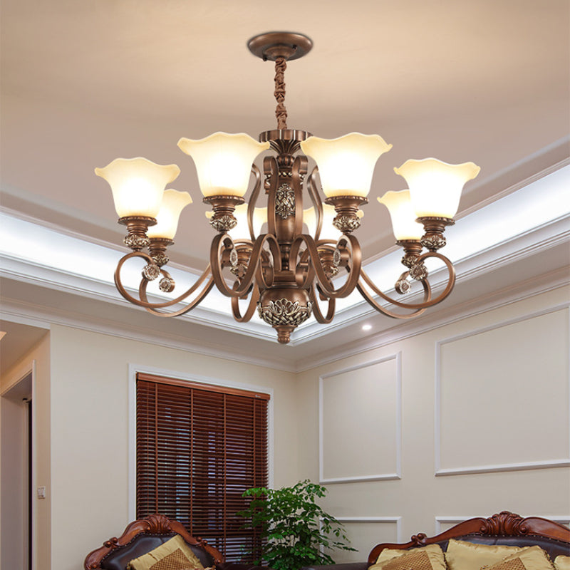 Arisha Retro Kreativ Pendelleuchte Metall Glas Wohnzimmer Schlafzimme