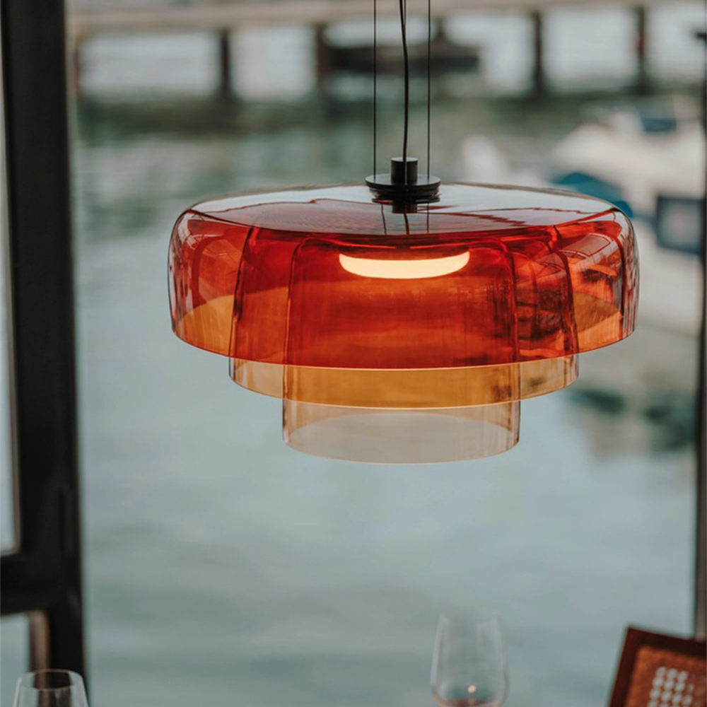 Valentina Modern Schüsselförmig Pendelleuchte Glas Esszimmer