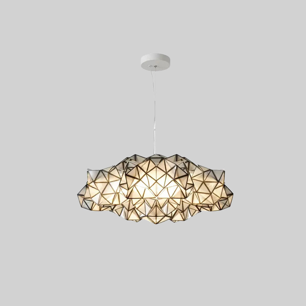 Arisha Modern Pendelleuchte Geometrisch Schlafzimm, 5 Farben, Metall Acryl