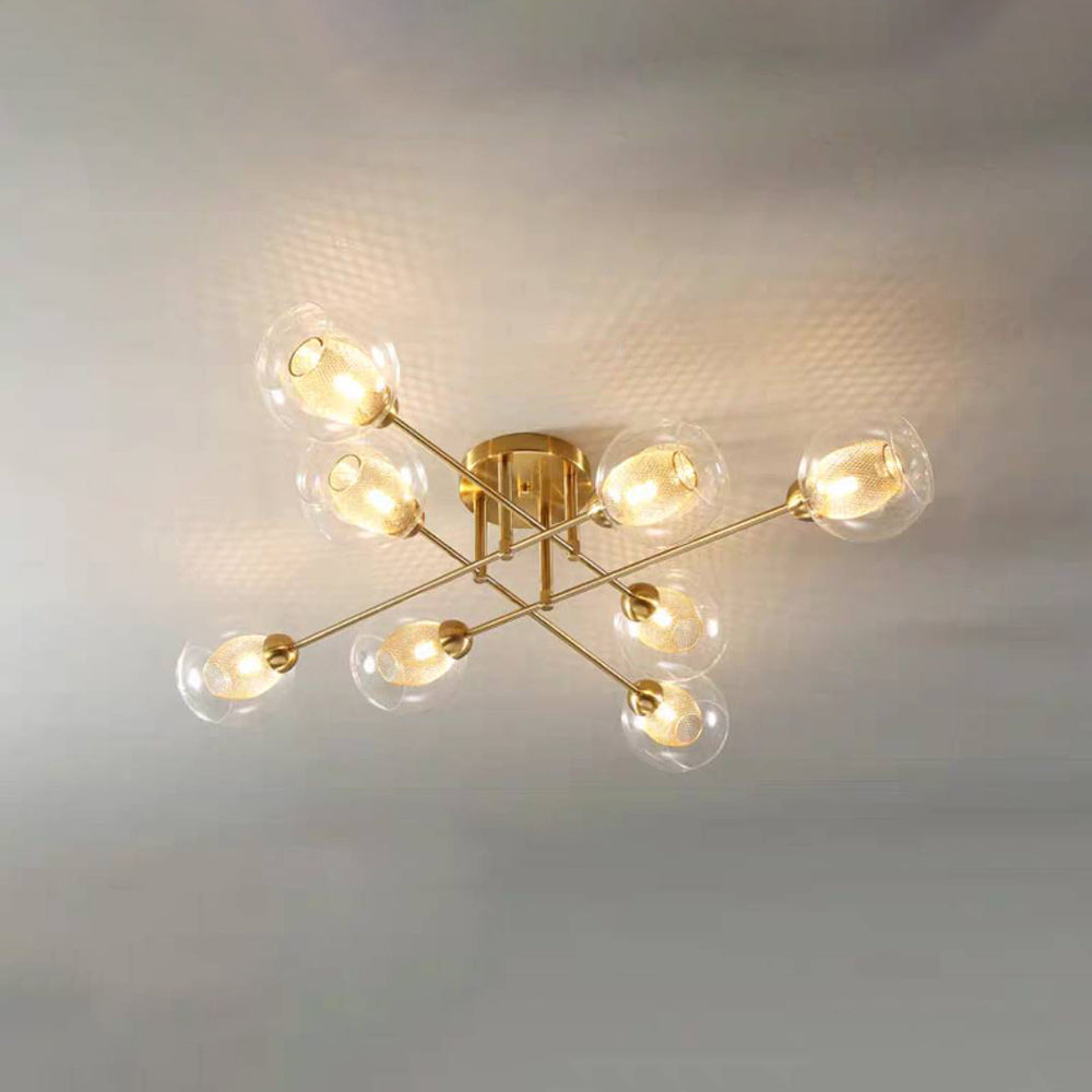 Valentina Modern LED Kronleuchter Metall Glas Esszimmer Schlafzimmer