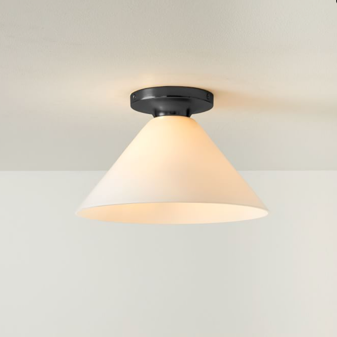 Skulpturale Glas-Deckenleuchte für moderne Räume