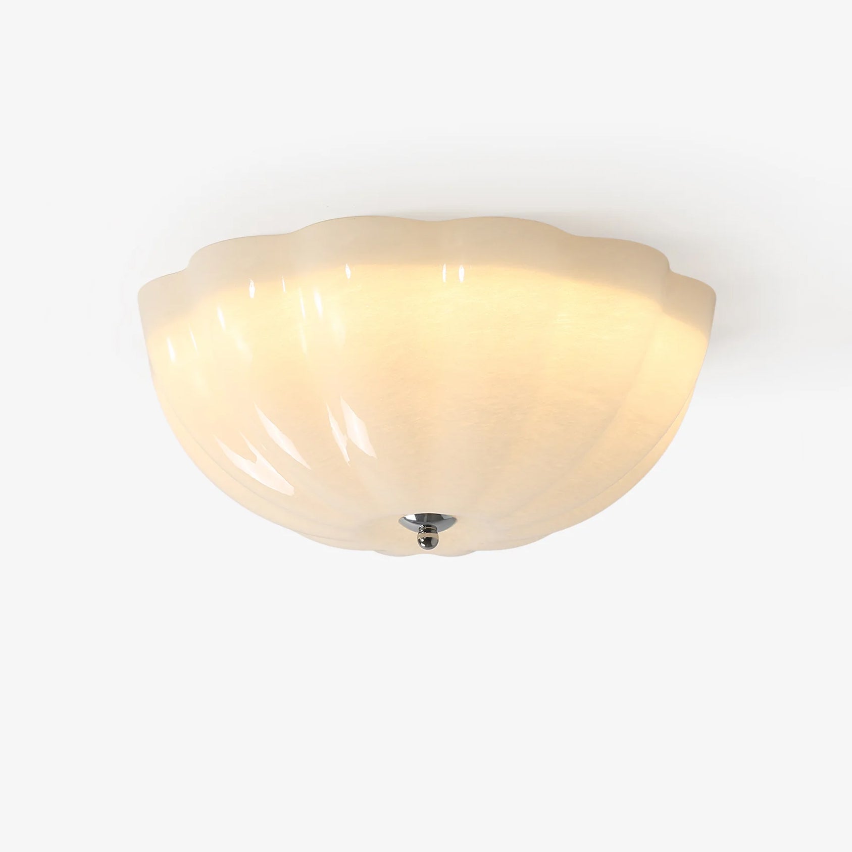 Uphaara Moderne Minimalistische Deckenleuchte aus Opalglas-Letslighting