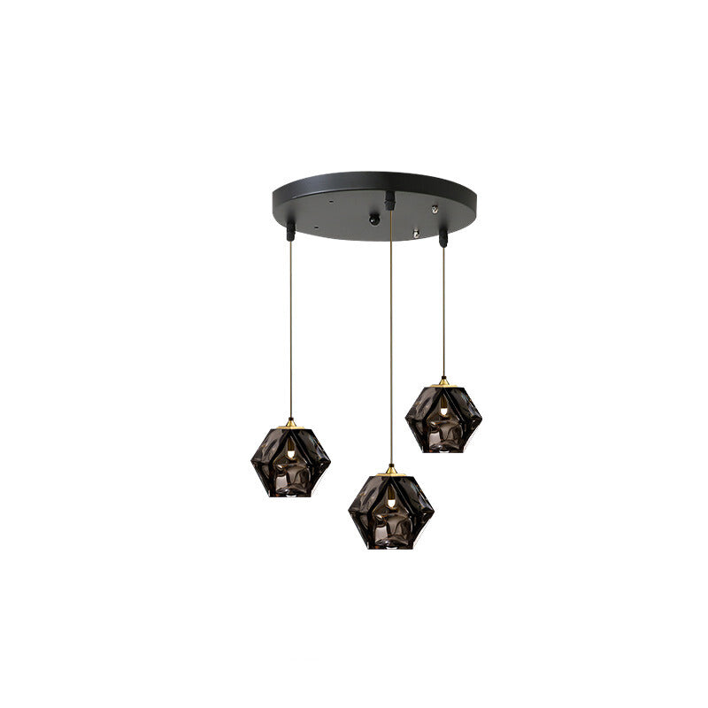 Valentina Design LED Pendelleuchte Metall/Glas Ess/Schlafzimmer