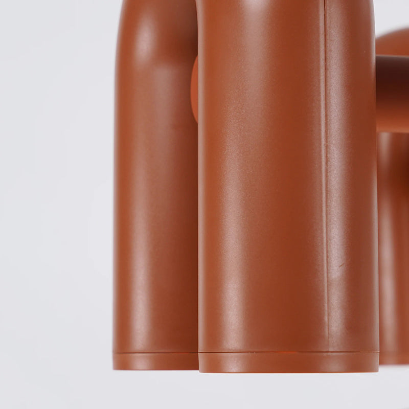 Arisha Modern LED Pendelleuchte Schwarz/Grau/Orange Wohn/Schlaf/Ess/Kinderzimmer Metall&Acryl 4/6 Flammig