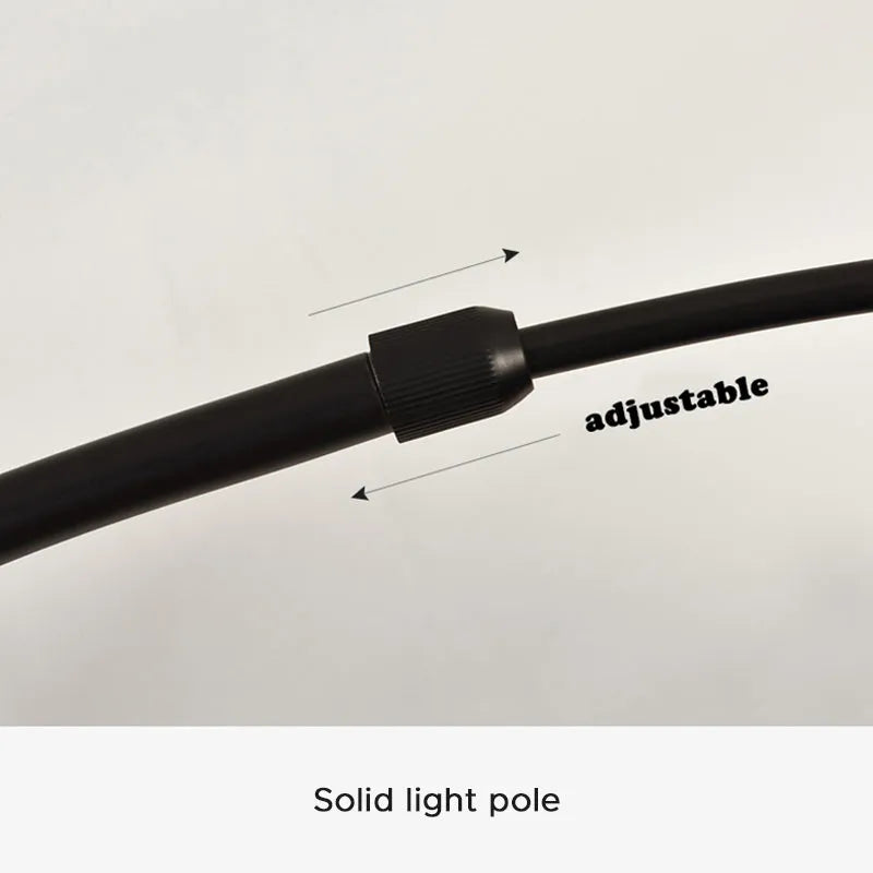 Avi Modern LED Bogen Schale Stehlampe Metall Wohnzimmer Schlafzimmer