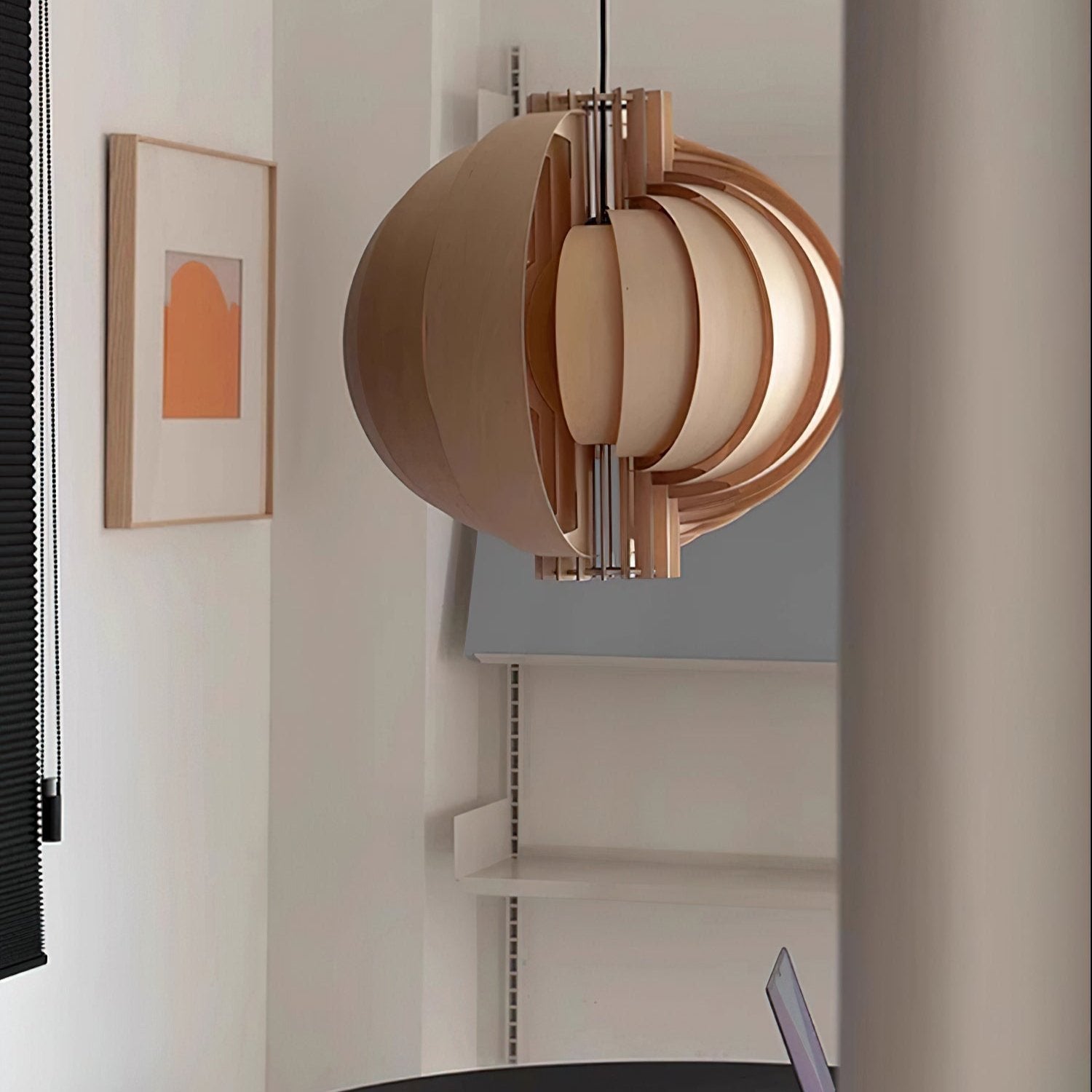 Ivraeus Premium Eleganz Ring Holz Pendelleuchte-Letslighting