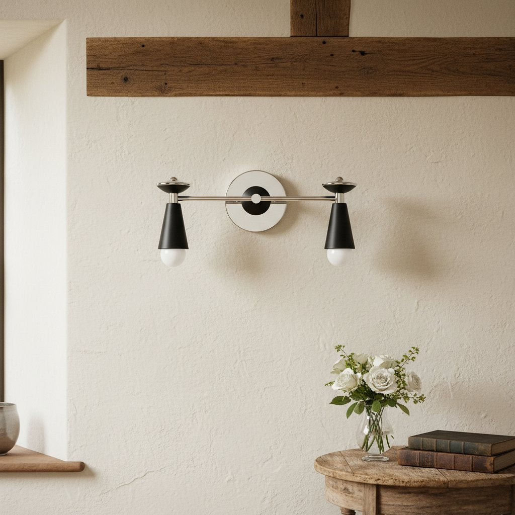 Pyralis Wandleuchte im modernen Wohnzimmer