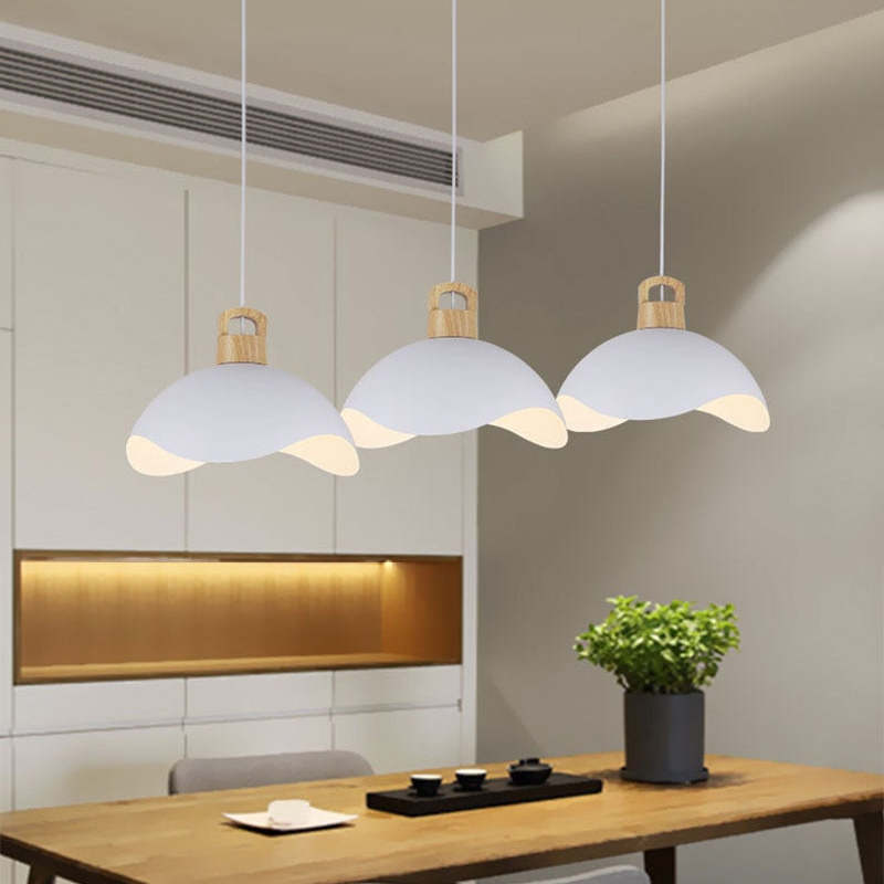 Valentina Design LED Pendelleuchte Schwarz Schlafzimmer/Esszimmer Metall