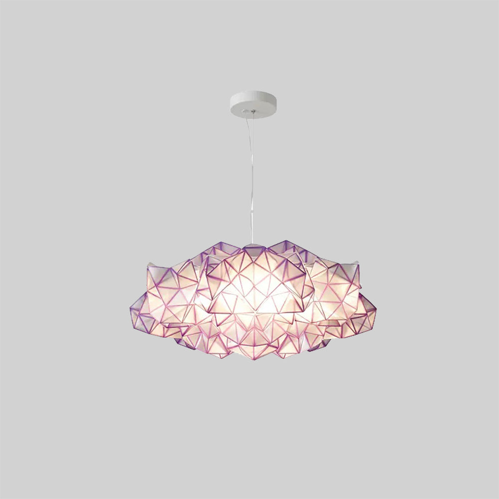 Arisha Modern Pendelleuchte Geometrisch Schlafzimm, 5 Farben, Metall Acryl