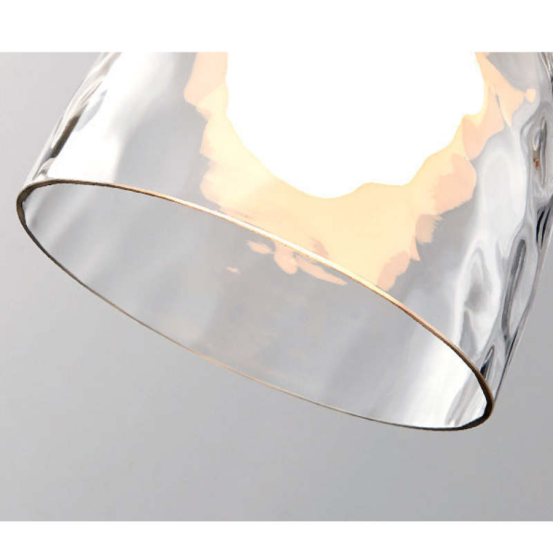 Arisha Modern LED Pendelleuchte Schale Weiß Esszimmer/Küche Glas