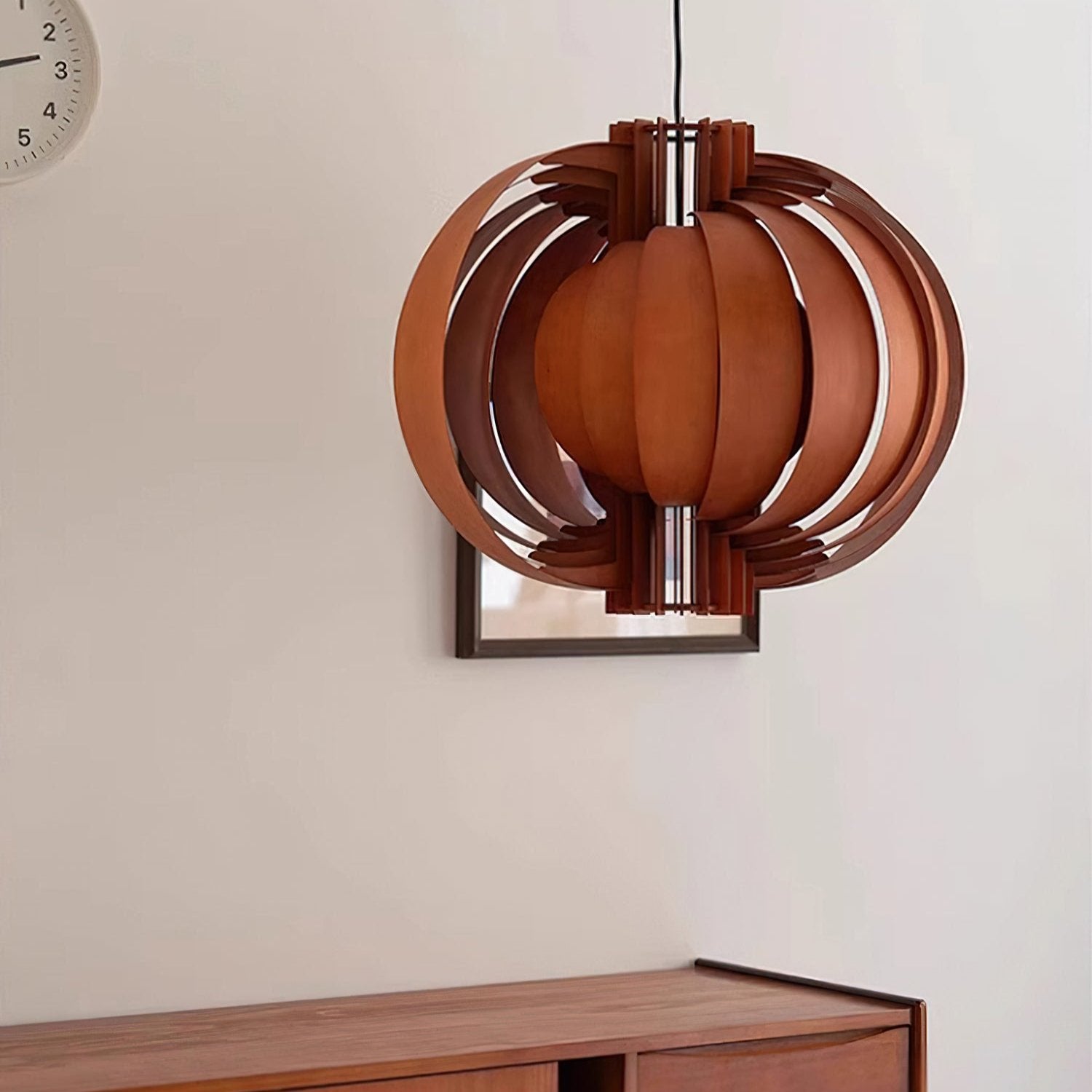Ivraeus Premium Eleganz Ring Holz Pendelleuchte-Letslighting