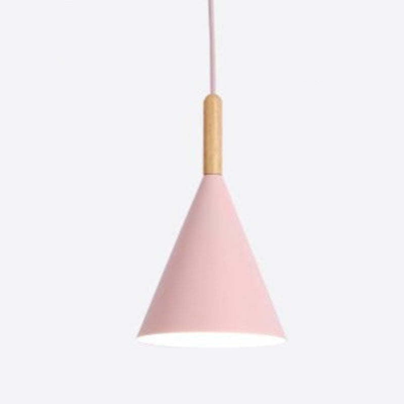 Arisha Modern LEDPendelleuchte Farbig Schlaf/Wohnzimmer Holz