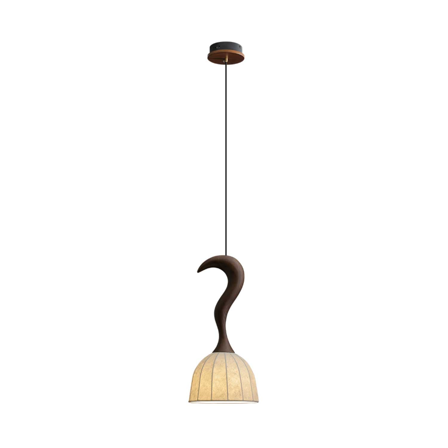 Colire Creativity Pendelleuchte aus Gedrehtem Holz-Letslighting