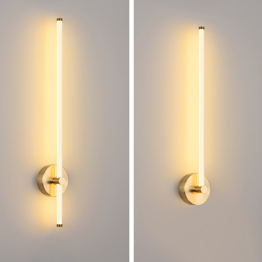 Edge Kupfer/Nickel Innen Wandleuchte Metall/Acryl Schlafzimmer