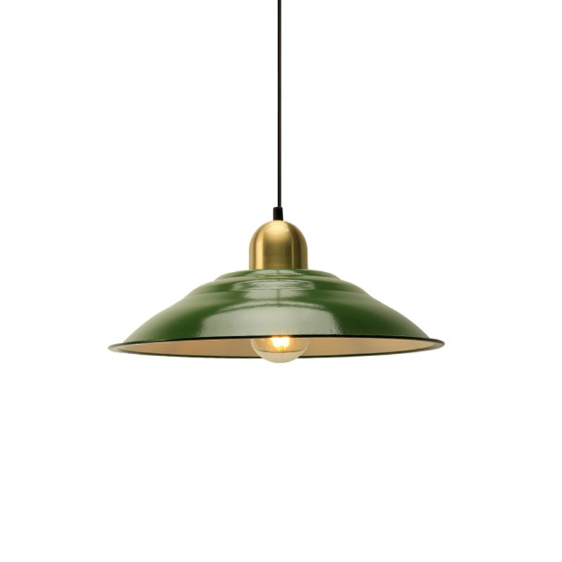 Cairns Modern Scheune&Kegel Pendelleuchte Grün Schlaf/Wohn/Esszimmer Metall ∅37/40CM