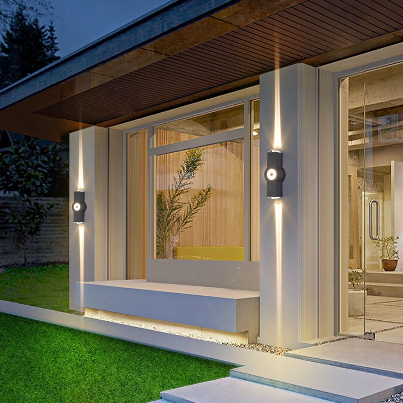 Ray Design LED Wandleuchte Innen/Außen Zweiflamming Wasserdicht Flur/Garten