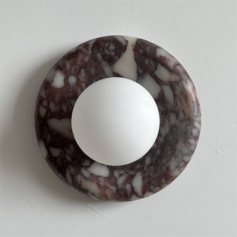 Evenir Bvlgari Lila Marmor Wandleuchte-Letslighting