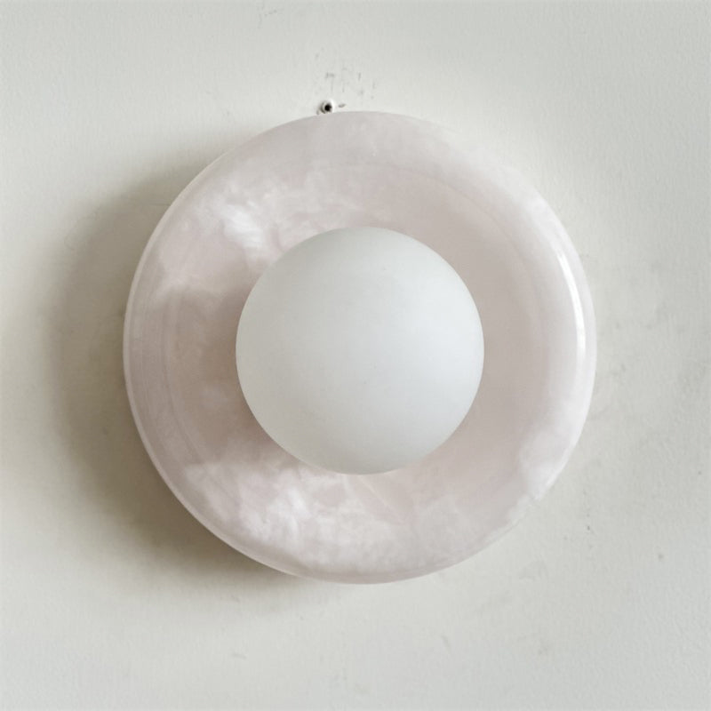 Orli Modern Minimalist Travertine Sconce Wall Lamp - Letslighting