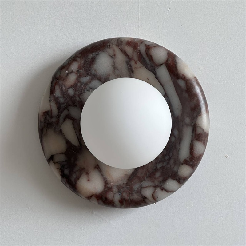 Evenir Bvlgari Lila Marmor Wandleuchte-Letslighting