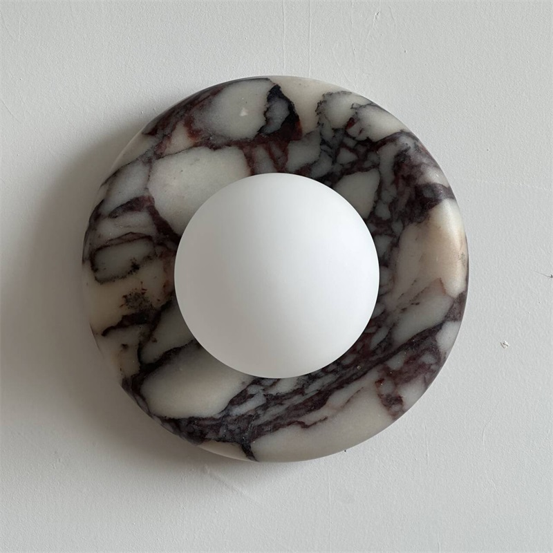 Evenir Bvlgari Lila Marmor Wandleuchte-Letslighting