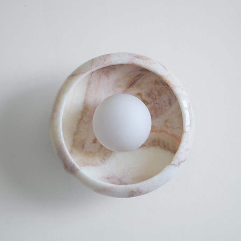 Onvix Wandleuchte aus Natur-Onyx-Letslighting