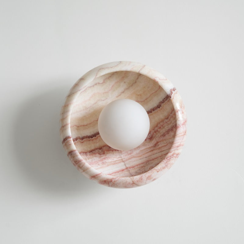 Onvix Wandleuchte aus Natur-Onyx-Letslighting