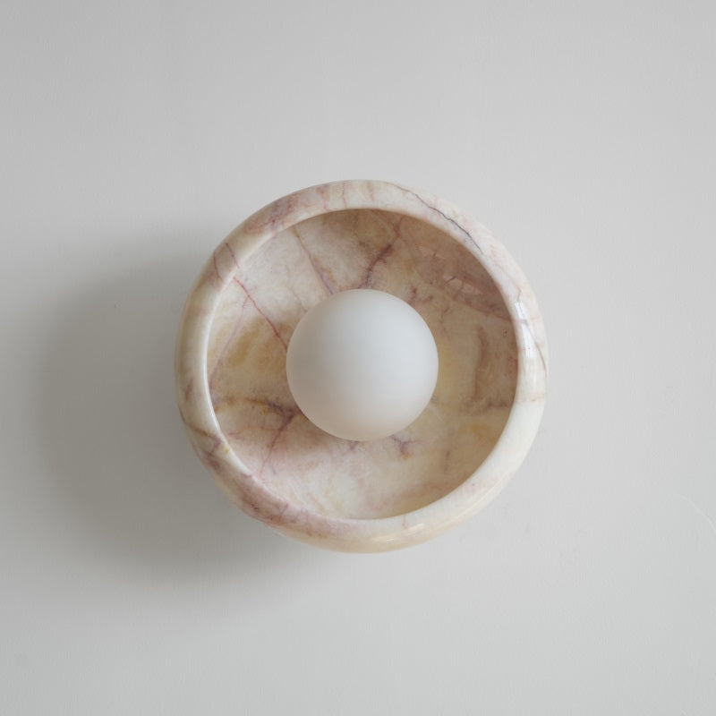 Onvix Wandleuchte aus Natur-Onyx-Letslighting