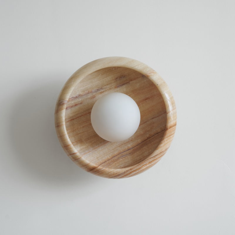 Onvix Wandleuchte aus Natur-Onyx-Letslighting