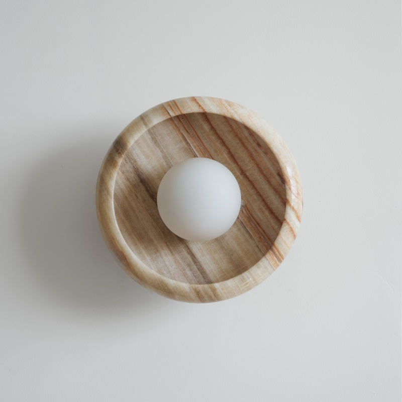Onvix Wandleuchte aus Natur-Onyx-Letslighting