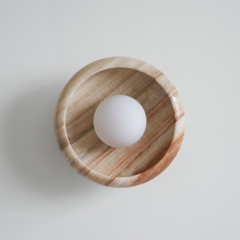 Onvix Wandleuchte aus Natur-Onyx-Letslighting