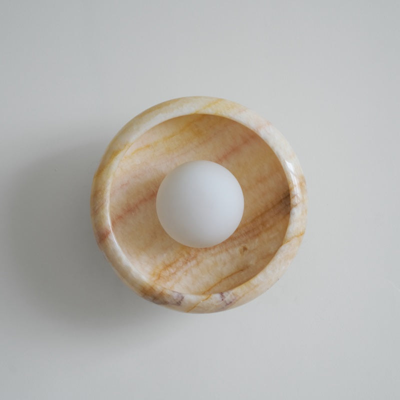 Onvix Wandleuchte aus Natur-Onyx-Letslighting