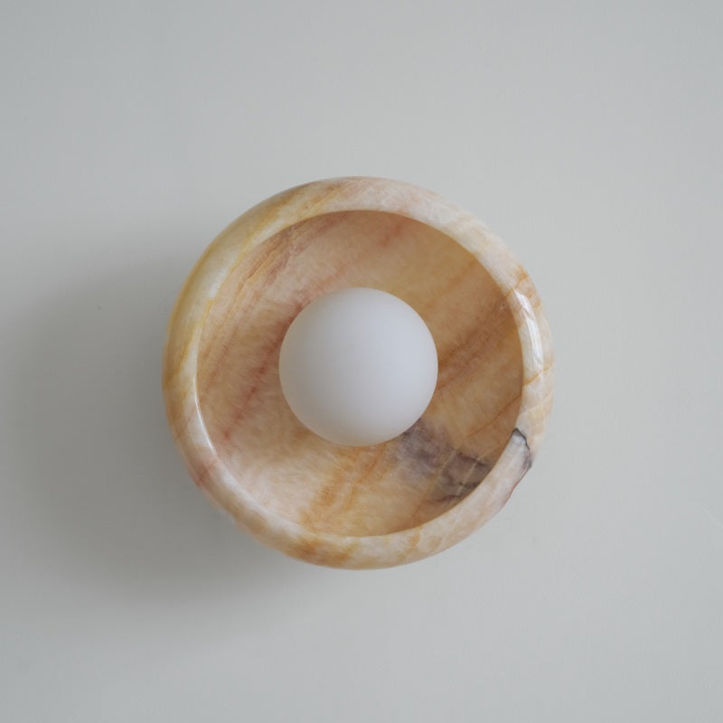 Onvix Wandleuchte aus Natur-Onyx-Letslighting