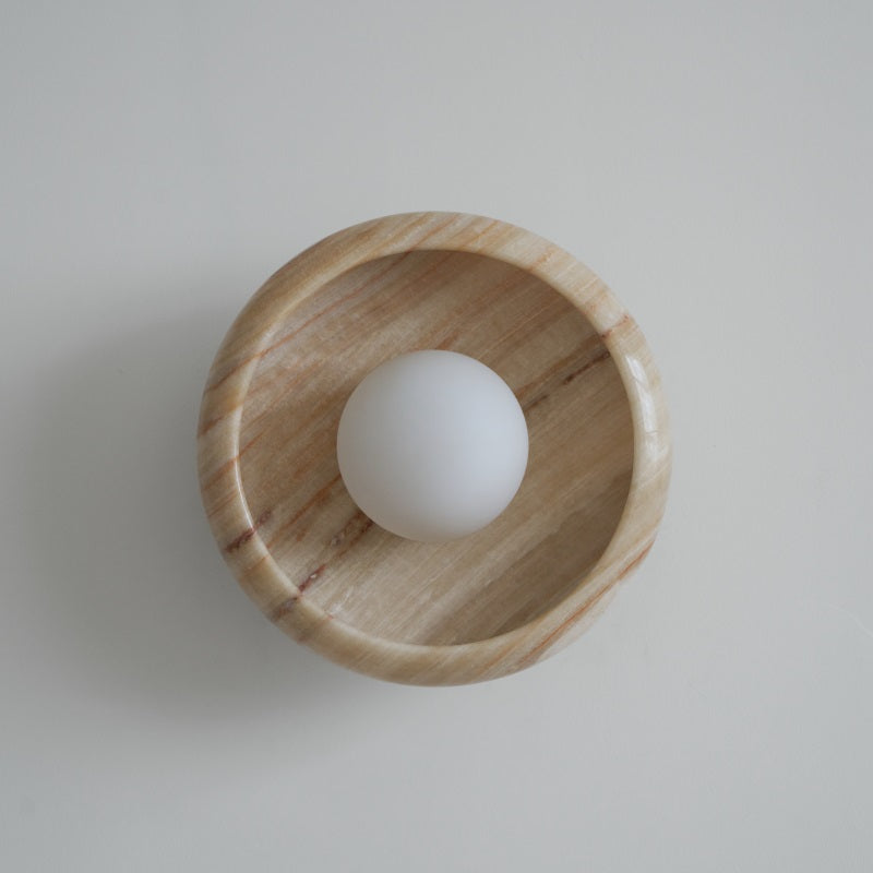 Onvix Wandleuchte aus Natur-Onyx-Letslighting
