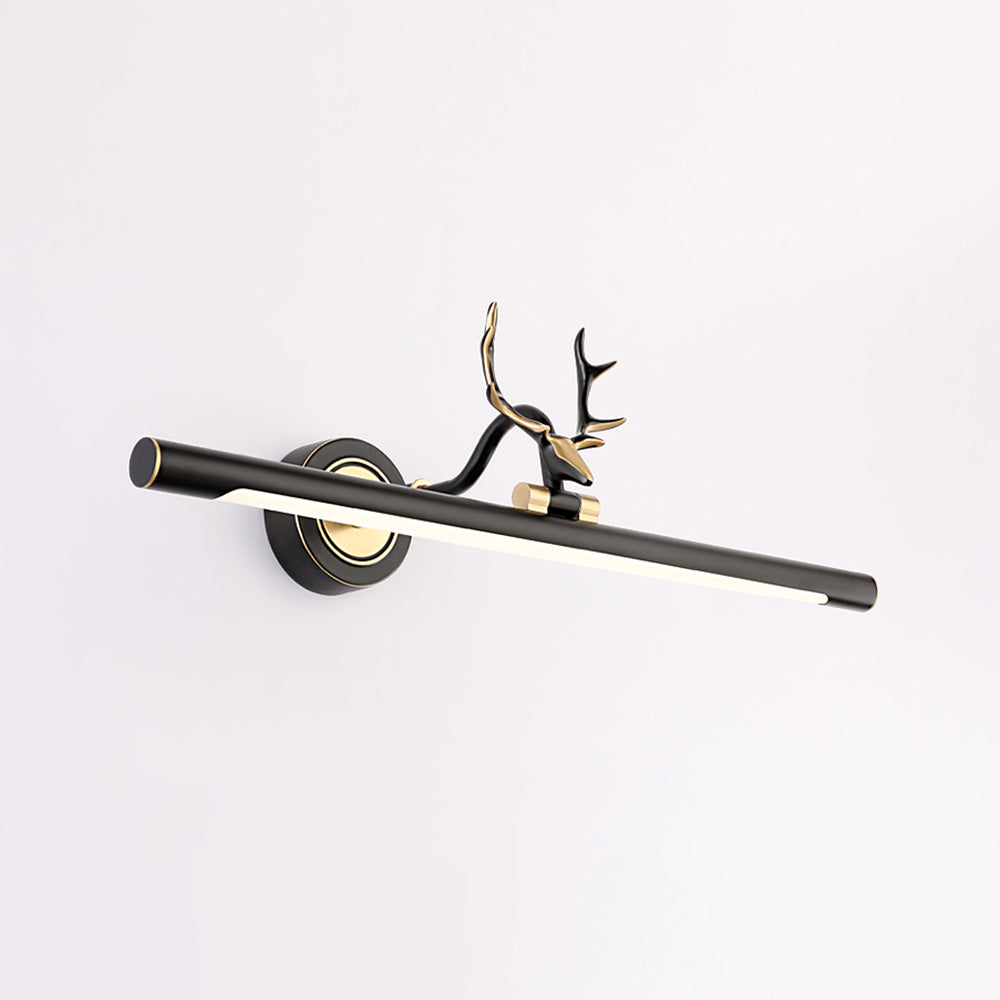 Arisha Dekorative Wandleuchte, Schwarz/Gold, Metall/Acryl, Schlafzimmer