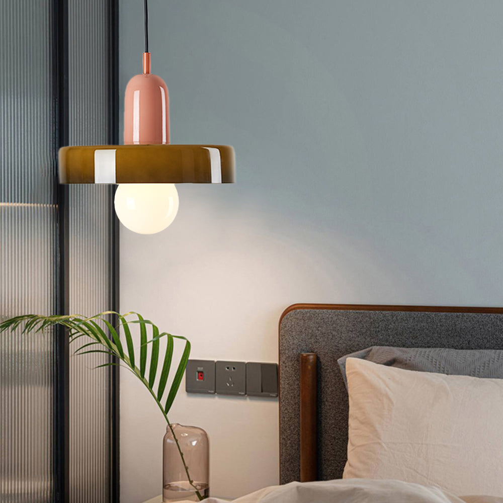 Arisha Pendelleuchte, 9 Farbe, Glas-Letslighting