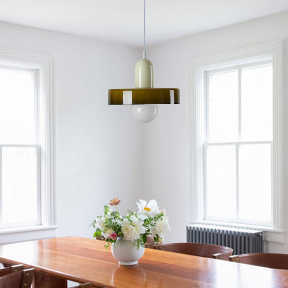 Arisha Pendelleuchte, 9 Farbe, Glas-Letslighting