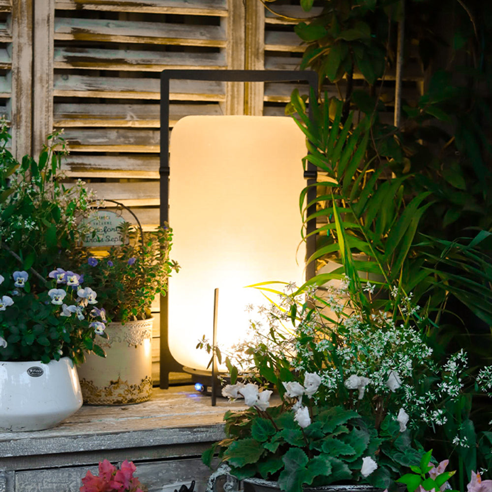 Ray Außenstehlampe Zylinder, Solar Garten, Flur, Balkon