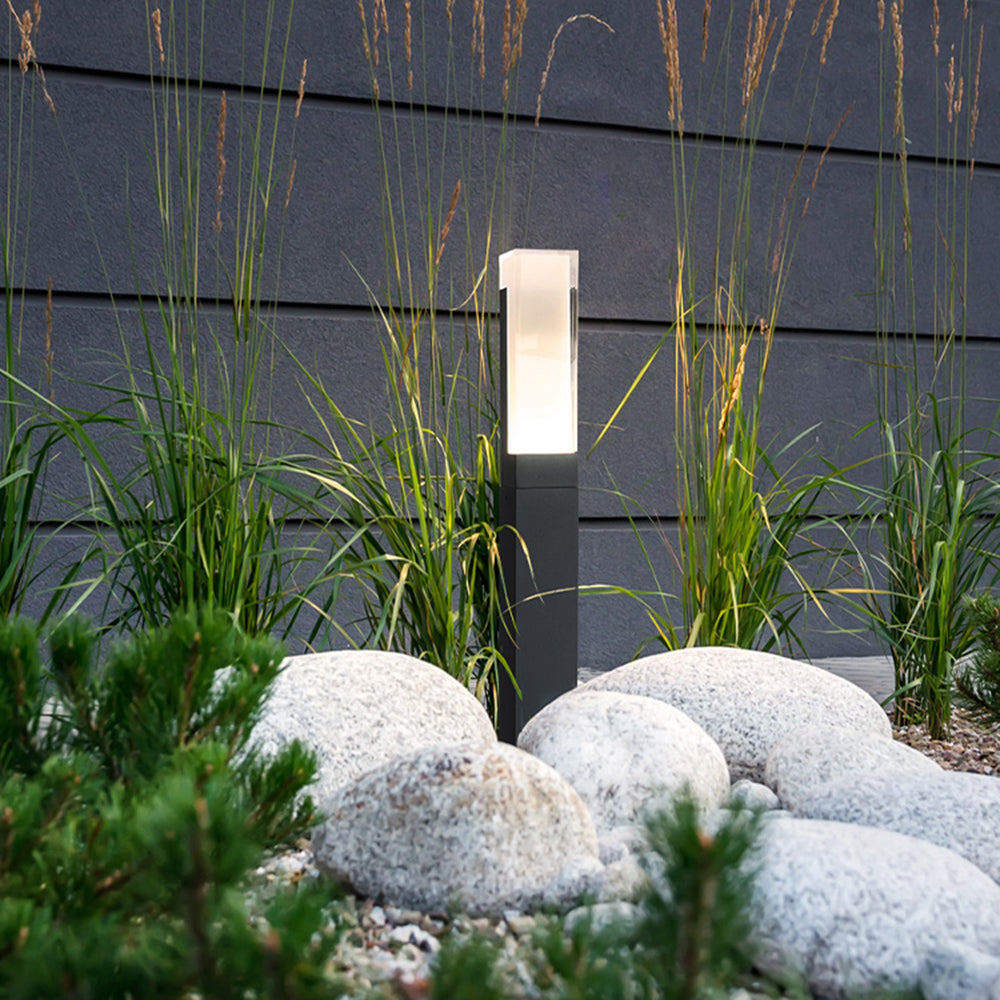 Ray Modern LED Rechtecke Außenleuchte Metall Acryl Garten Flur Balkon