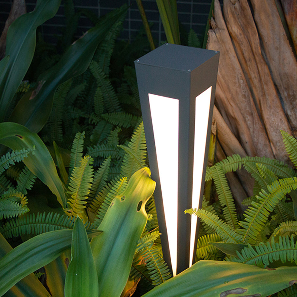 Arisha Modern LED Linear Außenleuchte Schwarz Garten/Flur/Balkon Metall&Acryl