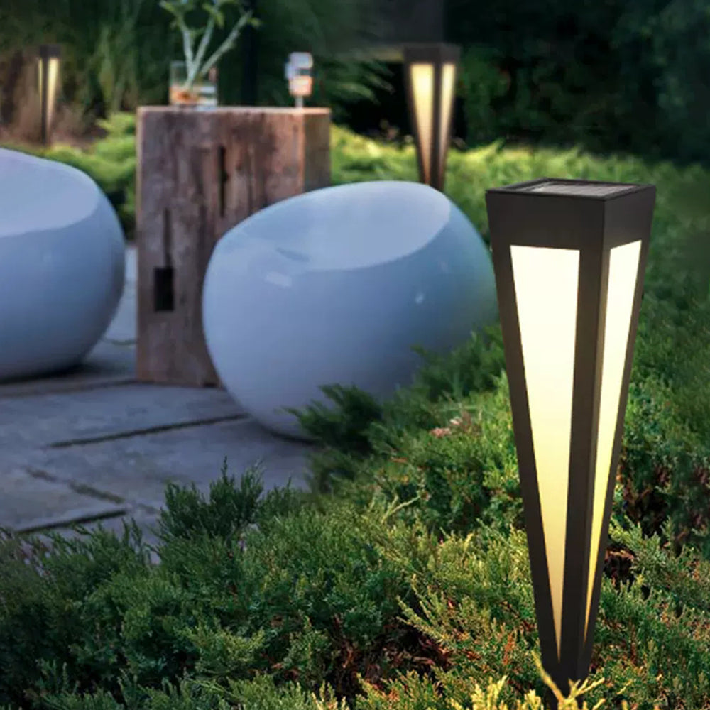 Arisha Modern LED Linear Außenleuchte Schwarz Garten/Flur/Balkon Metall&Acryl