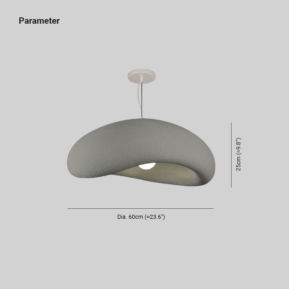 Avi Kopfsteinpflaster-Pendelleuchte, Metall & Polystyrol