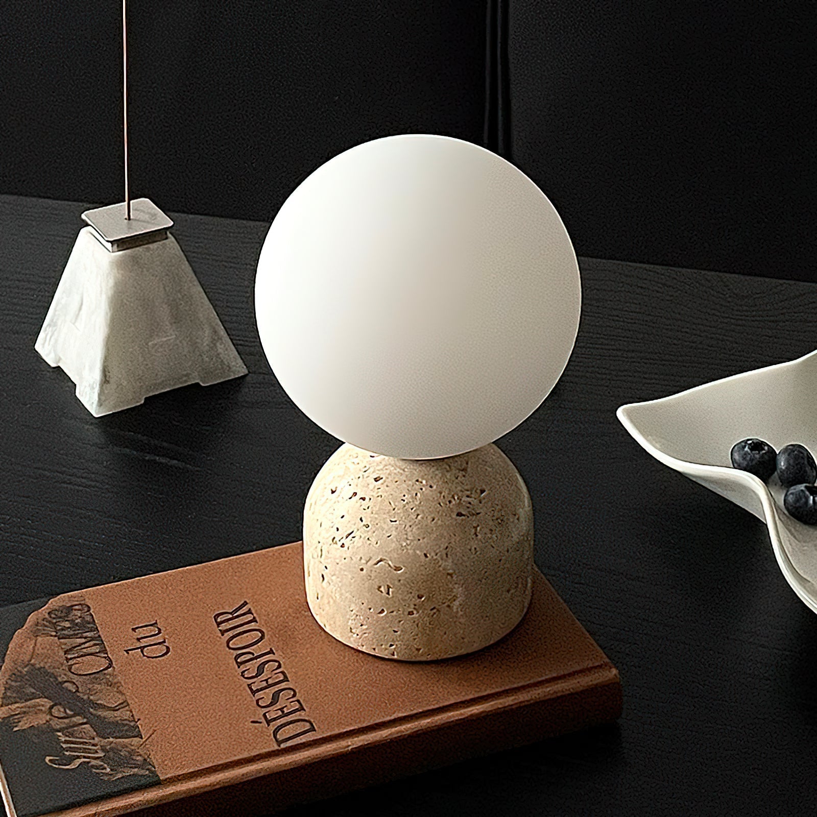 Aalia Marble Modern Minimalist Table Lamp - Letslighting